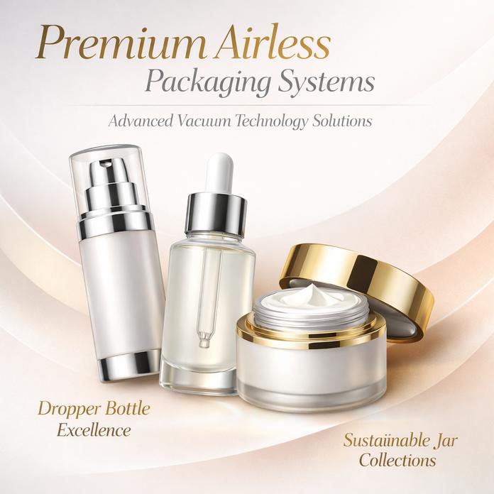 lotion bottle & dropper bottle & cream jar