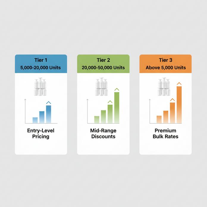 Заказы большого объема: Тарифные уровни для пенопластовых бутылок