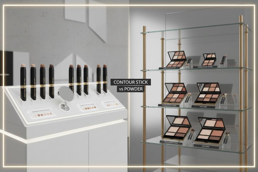 Выставка контурных стик и пудры