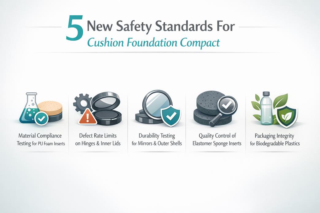 5 Tiêu Chuẩn An Toàn Mới Cho Hộp Phấn Nền Đệm