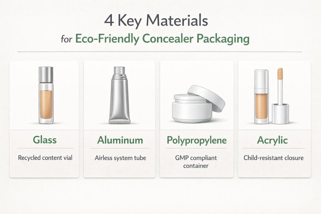 4 Key Materials for Eco-Friendly Concealer Packaging