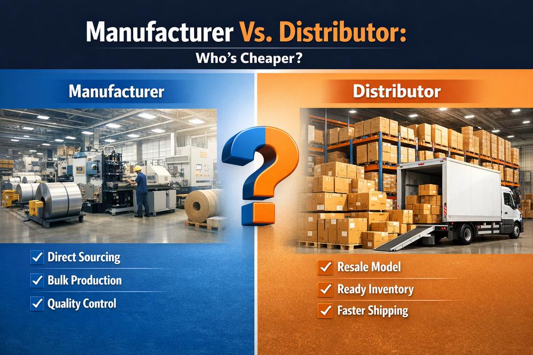 Quick Guide to Cosmetic Jars Wholesale Near You插图3 Manufacturer Vs. Distributor: Who’s Cheaper?