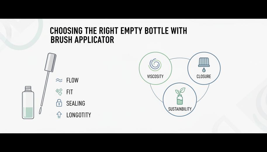 Как выбрать правильную пустую бутылку с аппликатором-кисточкой