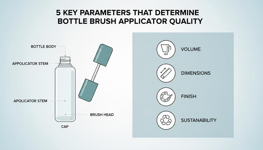 5 ключевых параметров, определяющих качество бутылки с щеткой-аппликатором
