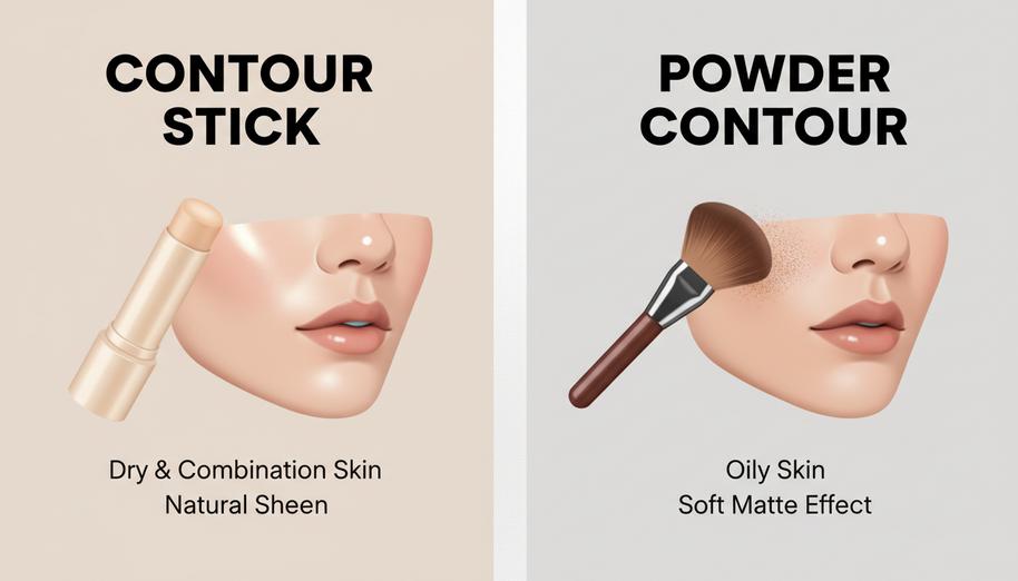 Контурный карандаш против пудрового контуринга: что лучше работает