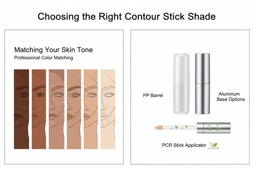 Выбор правильного оттенка контурного карандаша