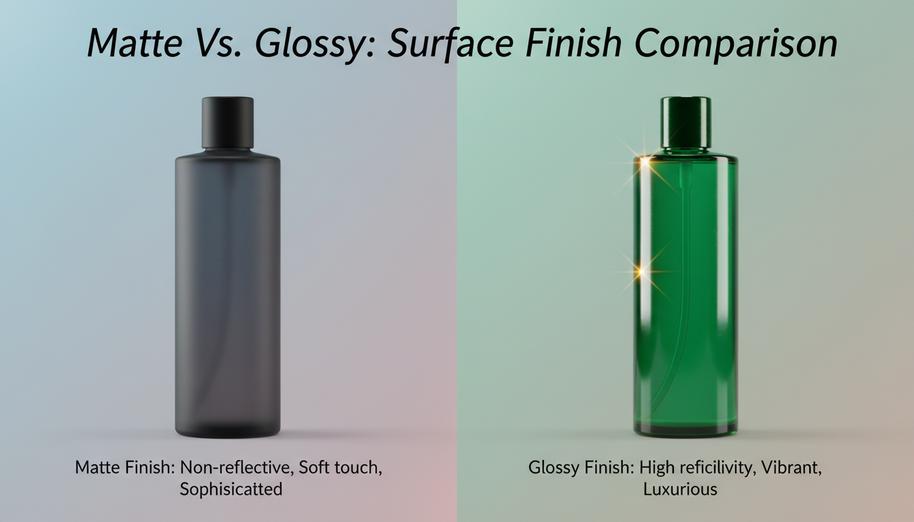 What Makes a High-Quality Lotion Bottle Mockup插图1 Surface Finish: Matte Vs. Glossy Comparison