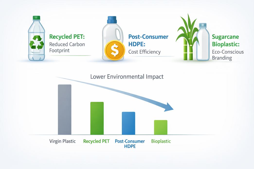 Warum Sie recycelten Kunststoff für Händedesinfektionsmittel-Flaschen in Betracht ziehen sollten