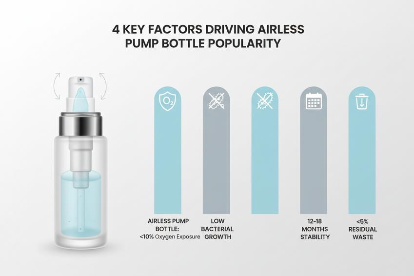 4 Key Factors Driving Airless Pump Bottle Popularity