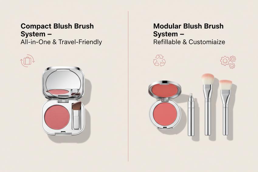 Compact Vs. Modular Blush Brush Systems