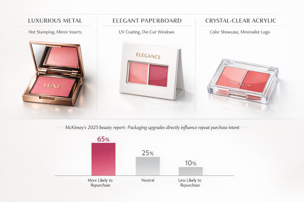 3 Key Materials For Premium Blush Packaging