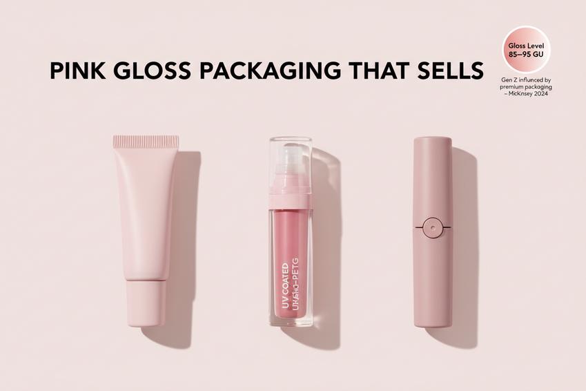 Makeup Launch: Pink Gloss Packaging