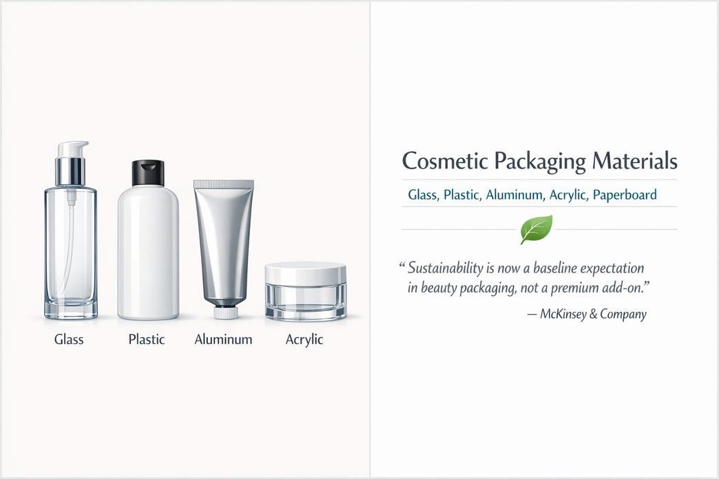 Types of Cosmetic Filling and Packaging Materials