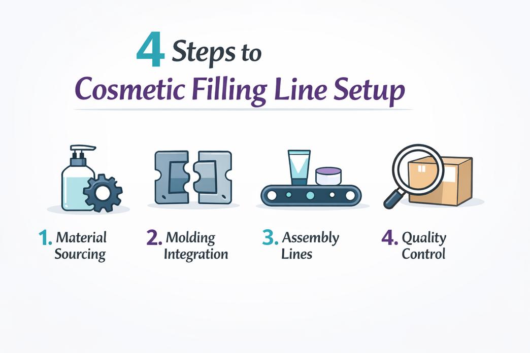 4 Steps to Cosmetic Filling Line Setup