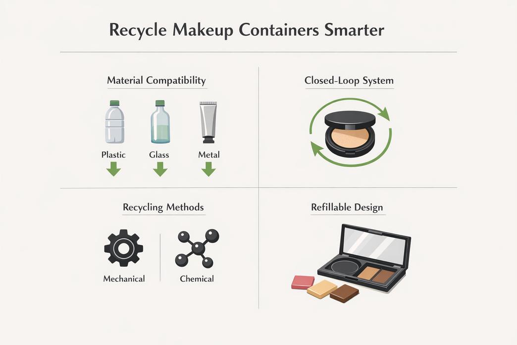 How Do You Recycle Makeup Containers?