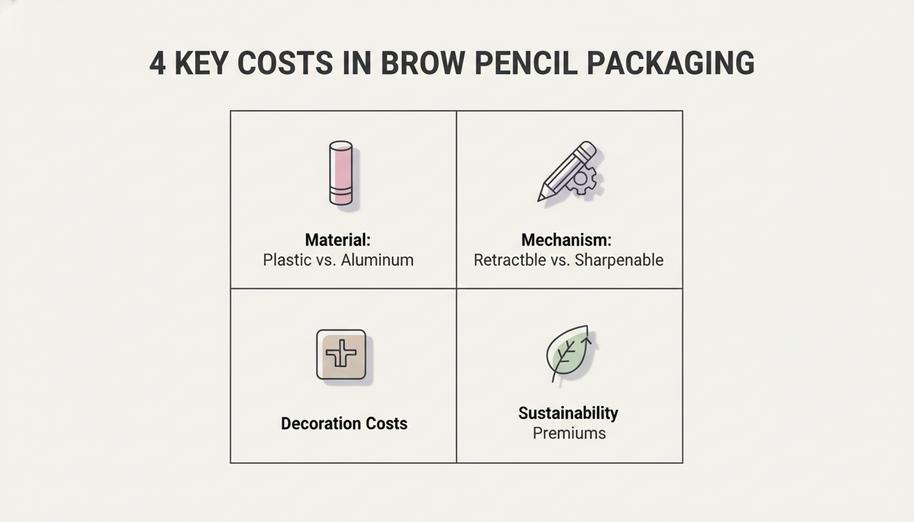 4 Key Costs In Brow Pencil Packaging