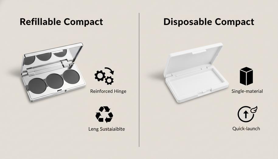 Refillable Vs. Disposable Compact Trade-Offs