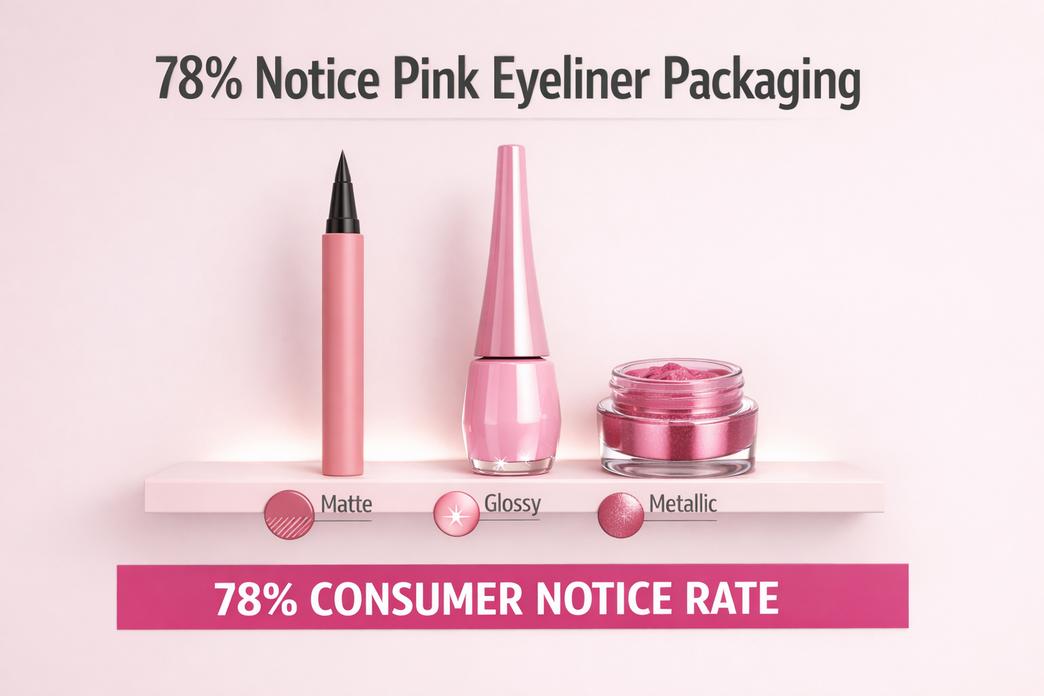 78% Of Consumers Notice Eyeliner Pink Packaging