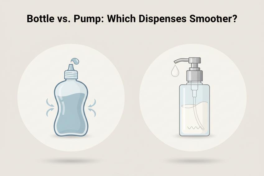 Which Dispenses Smoother? Bottle vs. Pump Comparison