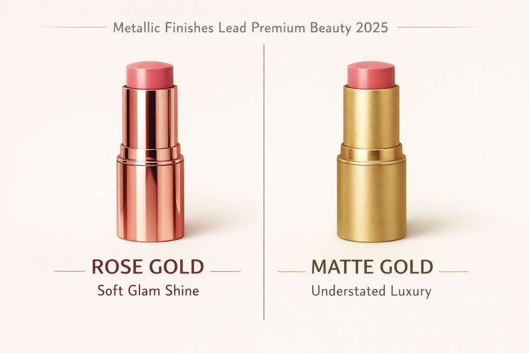 Rose Gold Vs. Matte Gold Packaging