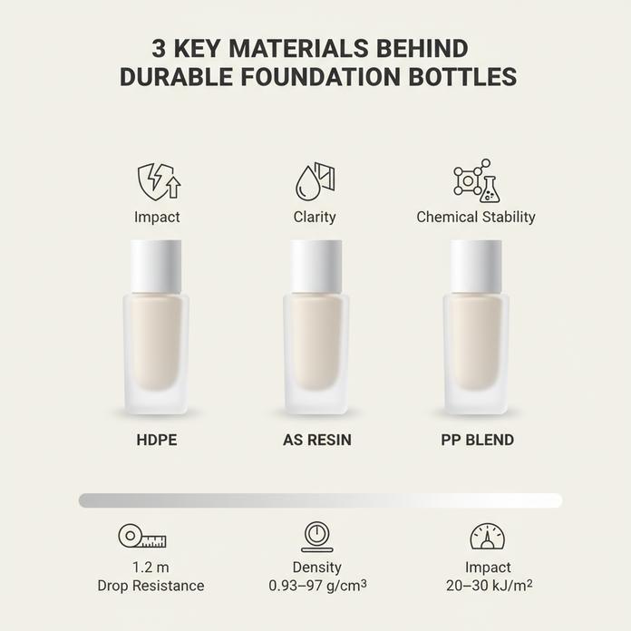 3 Key Materials For Foundation Empty Bottle Durability