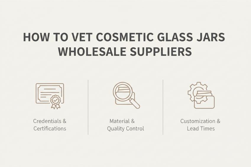 How To Vet “Cosmetic Glass Jars Wholesale” Suppliers?