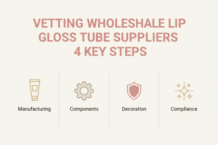 4 Steps To Vet Wholesale Lip Gloss Tubes Suppliers