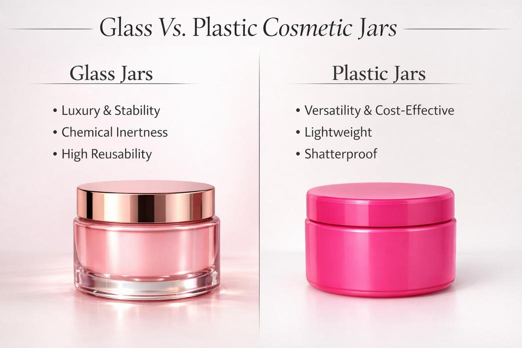 Glass Vs. Plastic Cosmetic Jars