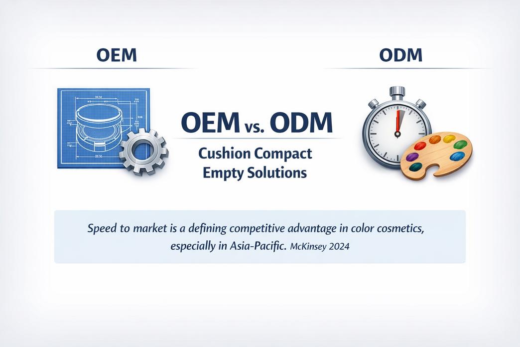 Comparative: OEM vs. ODM Cushion Compact Empty Solutions