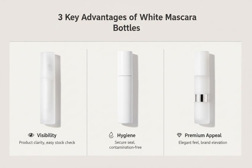 3 Key Advantages Of White Mascara Bottle
