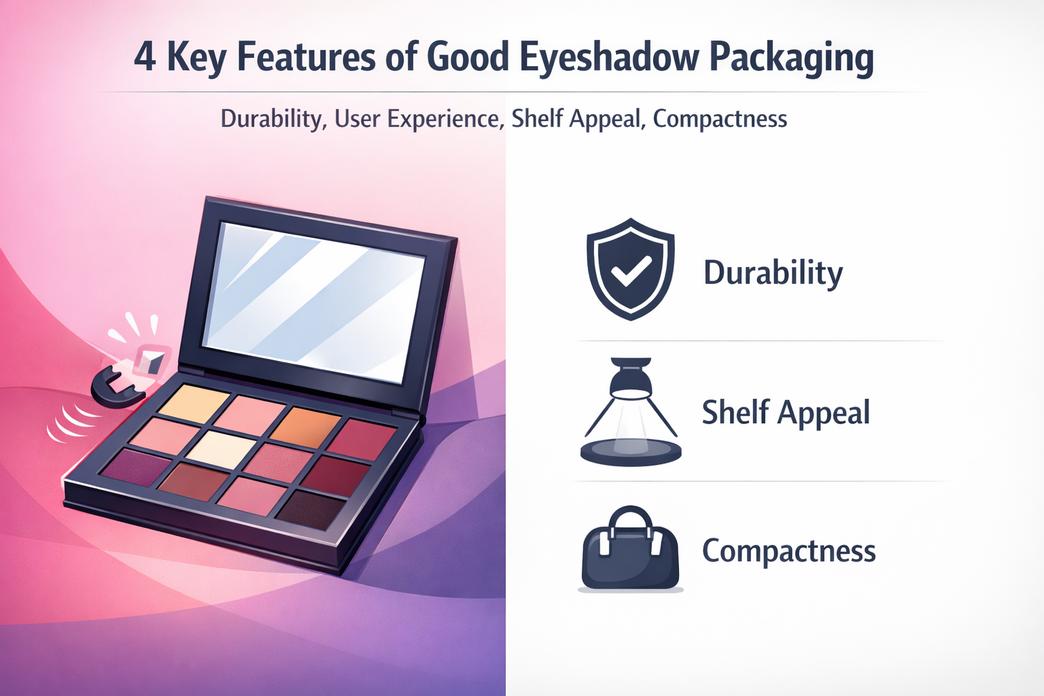 What Are Good Eyeshadow Palettes Packaging?插图1 4 Key Features Of Good Eyeshadow Packaging