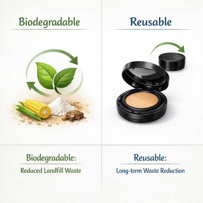 Comparative: Biodegradable vs. Reusable Cushion Cases