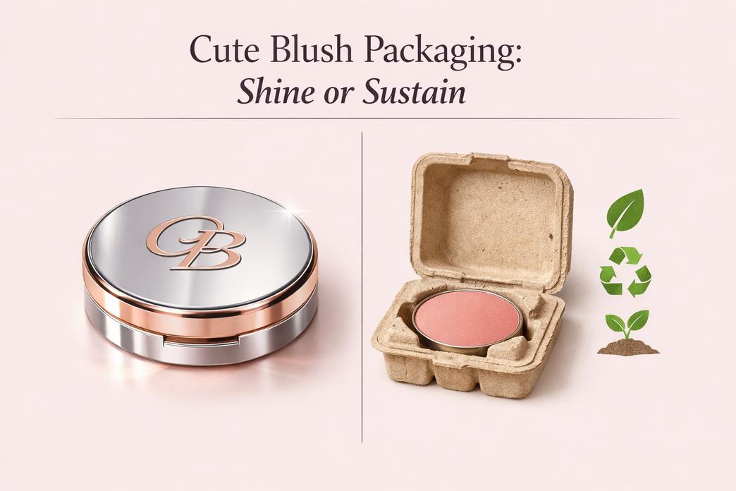 In-Store Displays: Cute Blush Packaging Steals Spotlight
