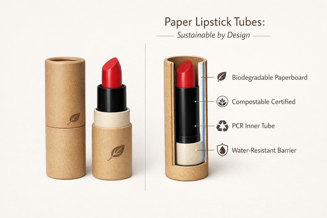Why Paper Lipstick Tubes Lead Green Beauty Trends