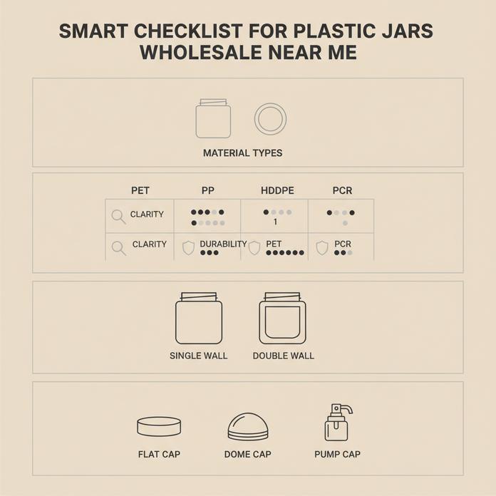 Trova contenitori di plastica di qualità all'ingrosso vicino a me oggi插图 Quick Checklist Per Barattoli di Plastica all'Ingrosso Vicino a Me