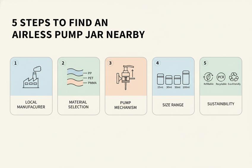 5 Steps! Locate An Airless Pump Jar Nearby Today