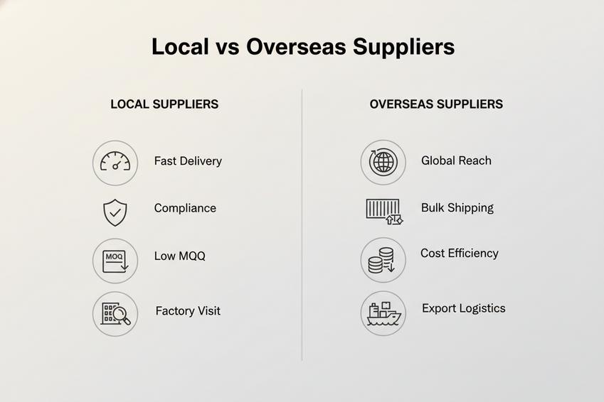 Local Vs. Overseas Suppliers