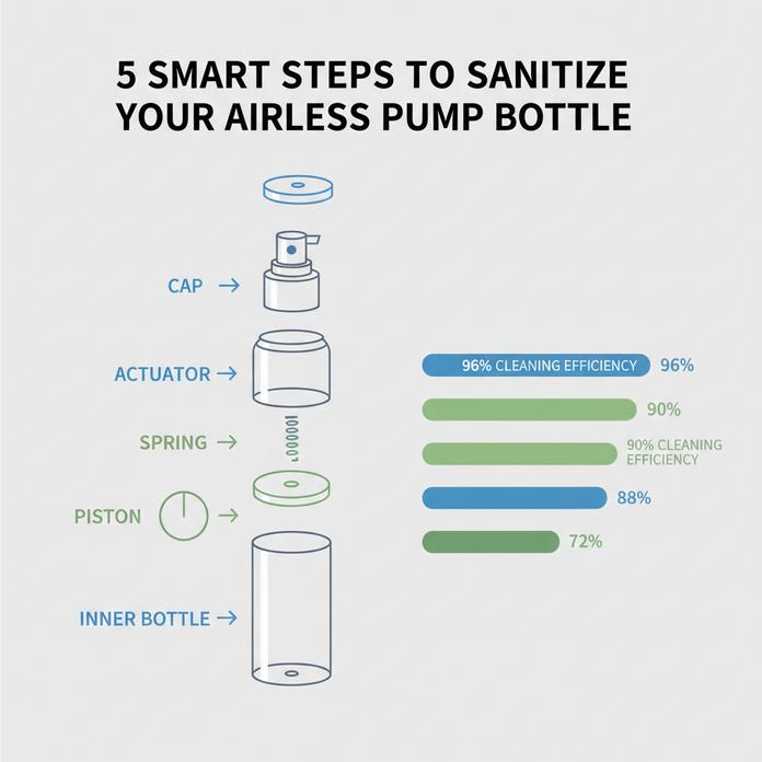 How to Reuse Airless Pump Bottle?插图 5 Smart Steps To Sanitize Your Airless Pump Bottle