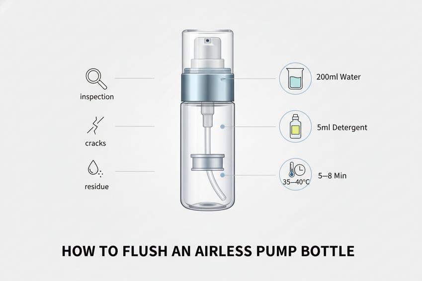 How to Reuse Airless Pump Bottle?插图1 How To Flush Airless Pump Bottle Tubing