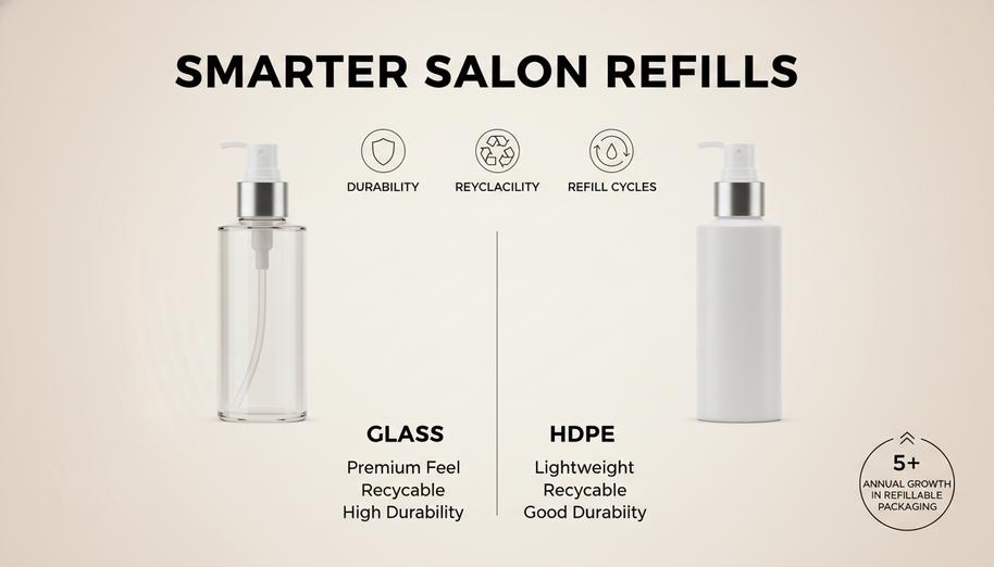 How to Reuse Airless Pump Bottle?插图2 Refill Scenario: Spa And Salon Use