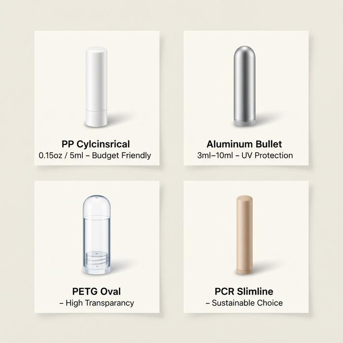 How to Source the Best Empty Tubes for Lip Balm?插图 Material Classifications Of Lip Balm Tubes