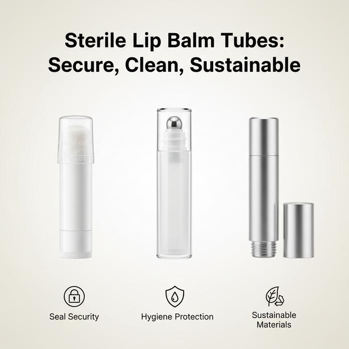 How to Source the Best Empty Tubes for Lip Balm?插图2 ## Contamination Risk? Sterile Tubes For Lip Balm