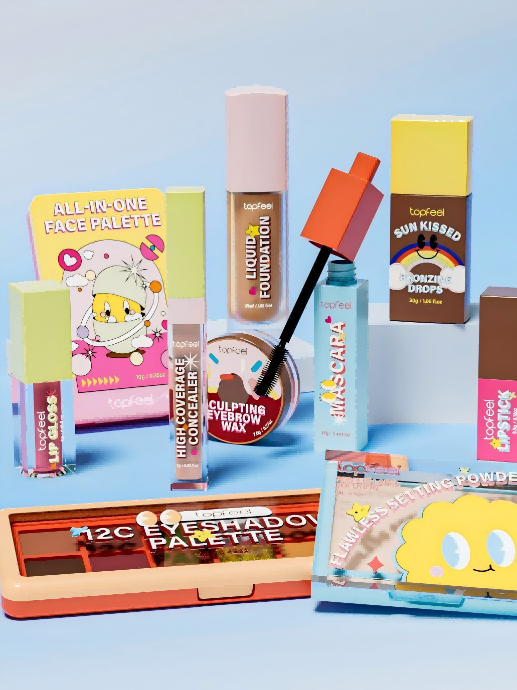 set di packaging per trucco