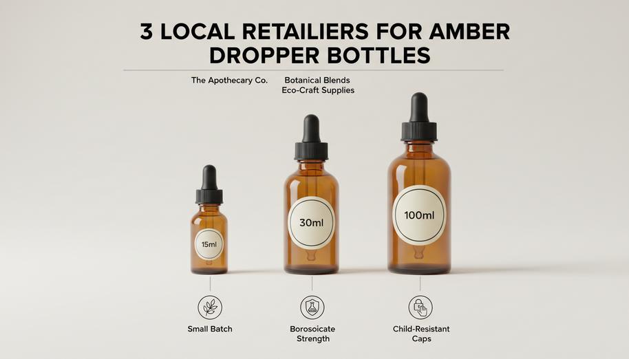 Searching for Amber Dropper Bottles Nearby? Here Is Where to Look插图1 3 Local Retailers For Amber Dropper Bottles Nearby