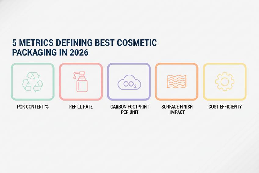 Sustainable Innovation: Le meilleur emballage cosmétique pour 2026插图1 Les chiffres disent tout : 5 indicateurs définissant le meilleur emballage cosmétique en 2026