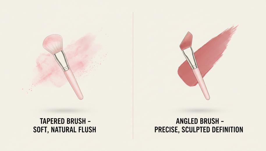 Tapered Blush Brush vs. Angled: Which One Is Right for You?插图 Tapered Blush Brush Vs. Angled Brushes