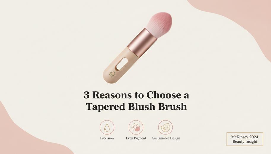 Tapered Blush Brush vs. Angled: Which One Is Right for You?插图1 3 Reasons To Choose A Tapered Brush
