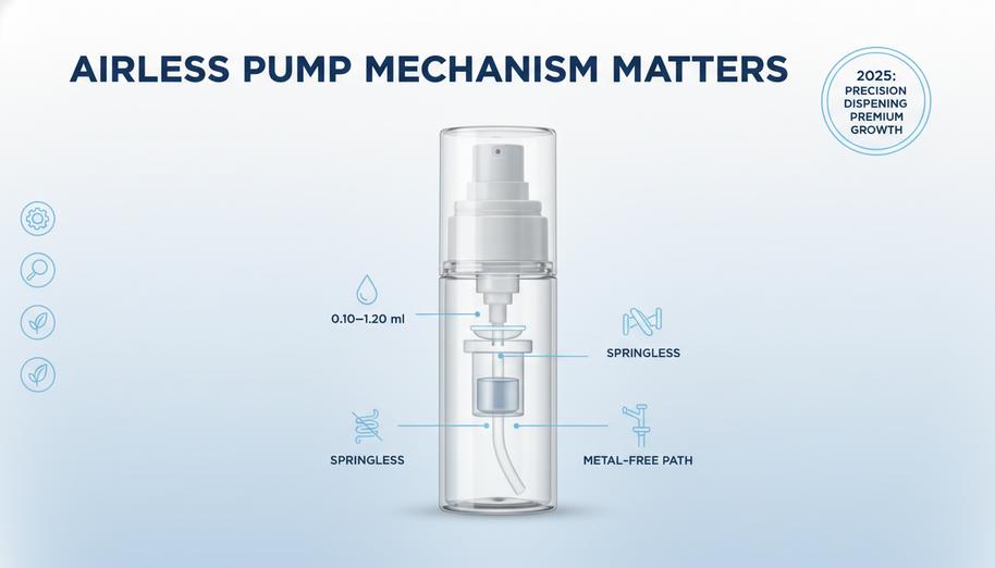 What Is an Airless Pump Bottle?插图1 Step 1: Selecting the Right Pump Mechanism