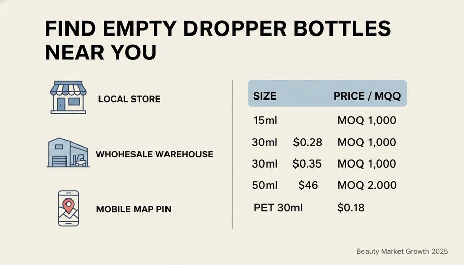 Where to Find Empty Dropper Bottles Near Me: A Quick Guide插图3 Quick Tips: Empty Dropper Bottles Near Me
