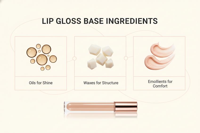What Is Lip Gloss Made Of? Core Ingredients & Packaging Structure插图 core ingredients